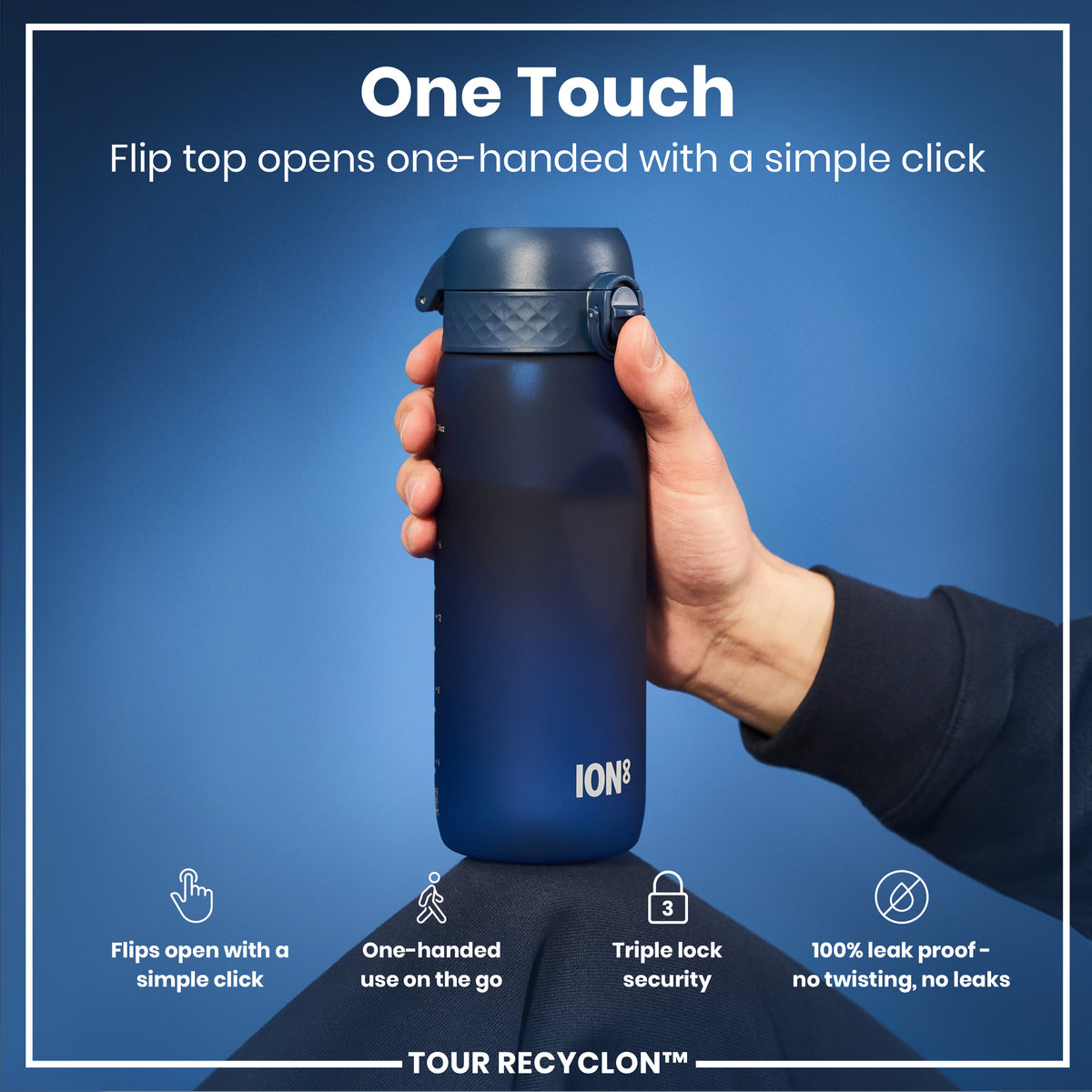 Botella, Recyclon, Marino, 750ml