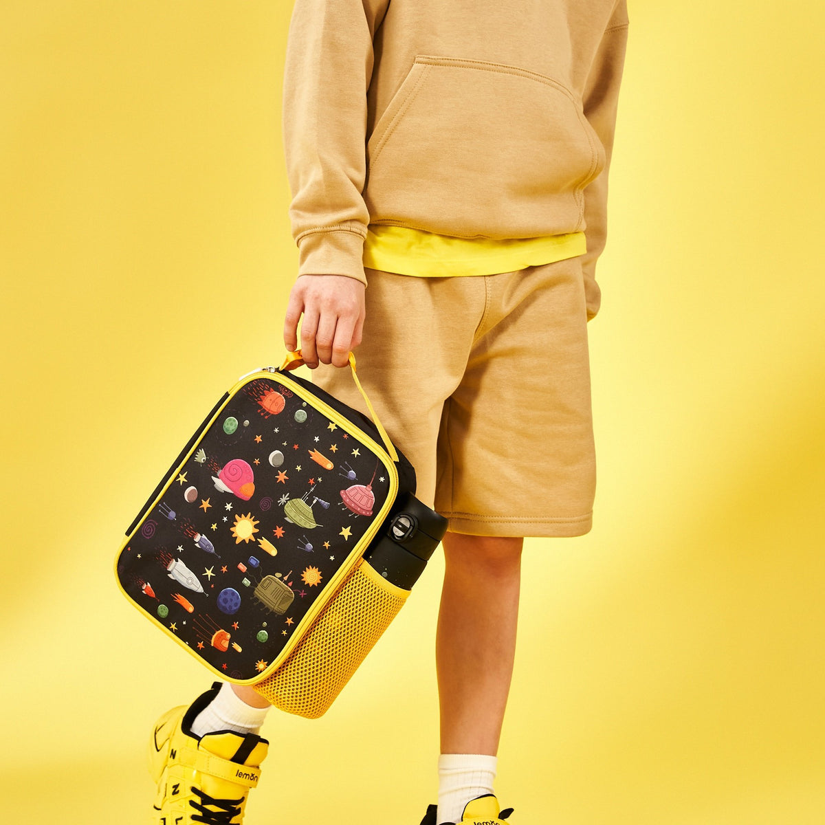 Bolsa térmica para comida para niños, aislada, Naves espaciales, Mediana