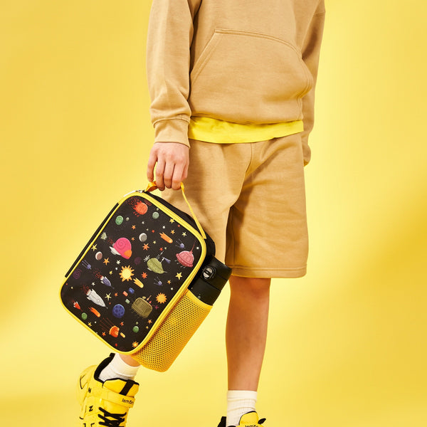 Bolsa térmica para comida para niños, aislada, Naves espaciales, Mediana