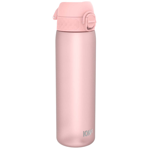 Botella de agua estrecha antifugas, Recyclon, cuarzo rosa, 500ml (18oz)