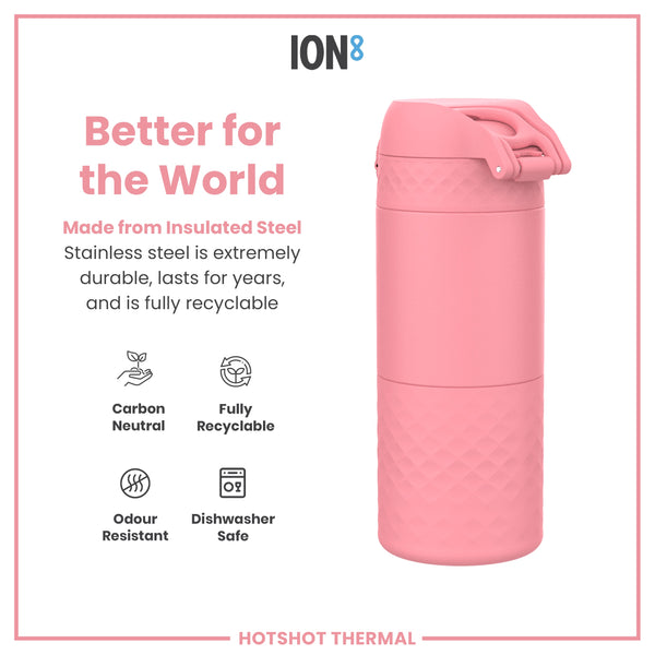acero inoxidable con aislamiento, vaso térmico, Rose Bloom, 360ml