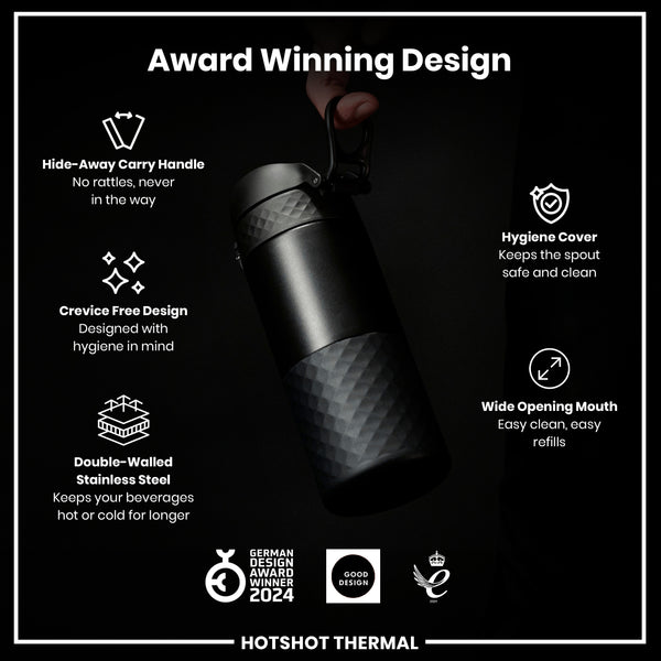 Insulated Steel, Travel Mug, Black, 360ml