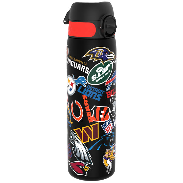 NFL x ION8 Slim Recyclon Water Bottle, Leak Proof, Dishwasher Safe, 500ml (18oz) — product photo