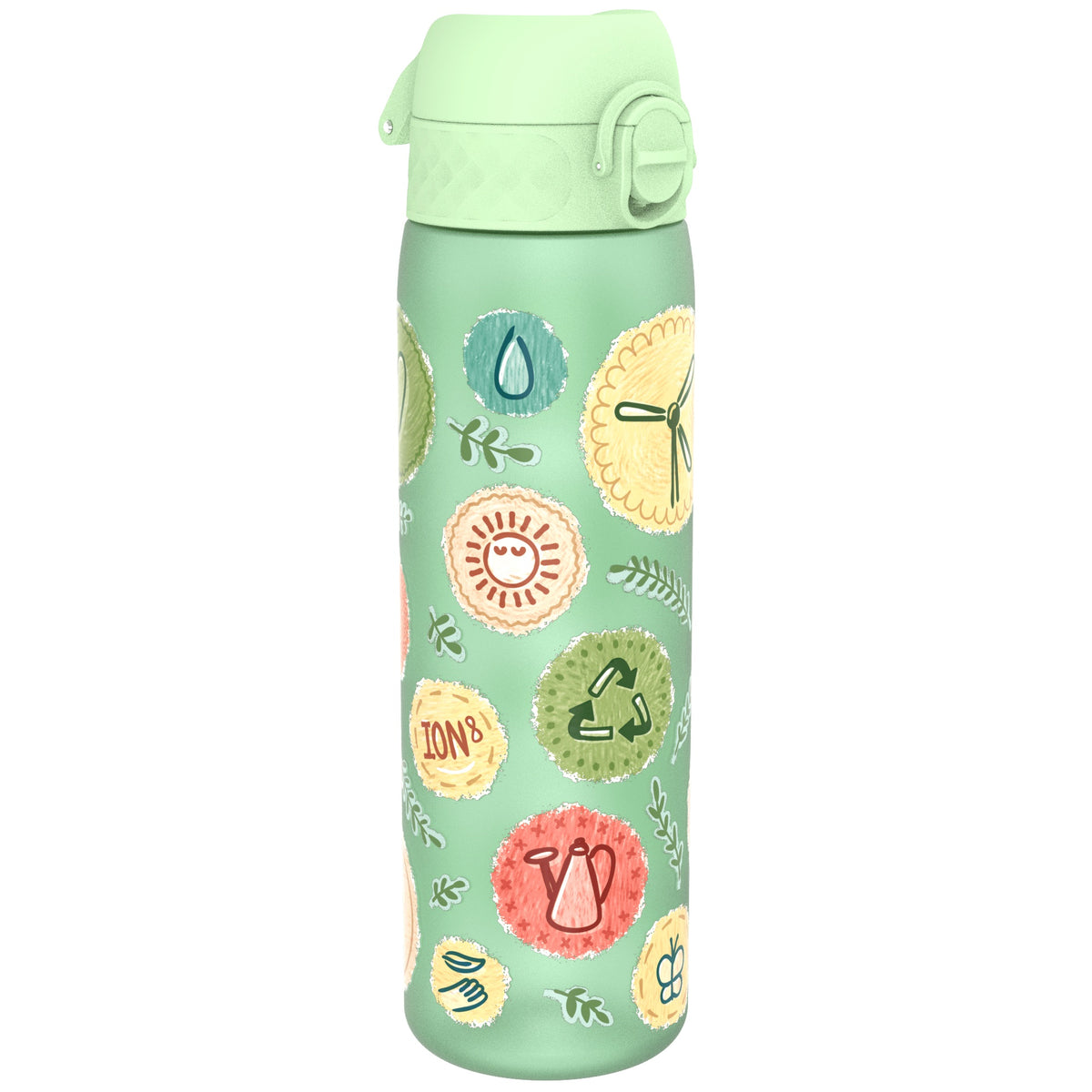 Botella de agua estrecha antifugas, Recyclon, ecológica, 500ml (18oz)