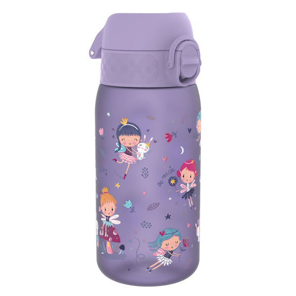 Botella de agua antifugas para niños, Recyclon, Hadas, 350ml (12oz)