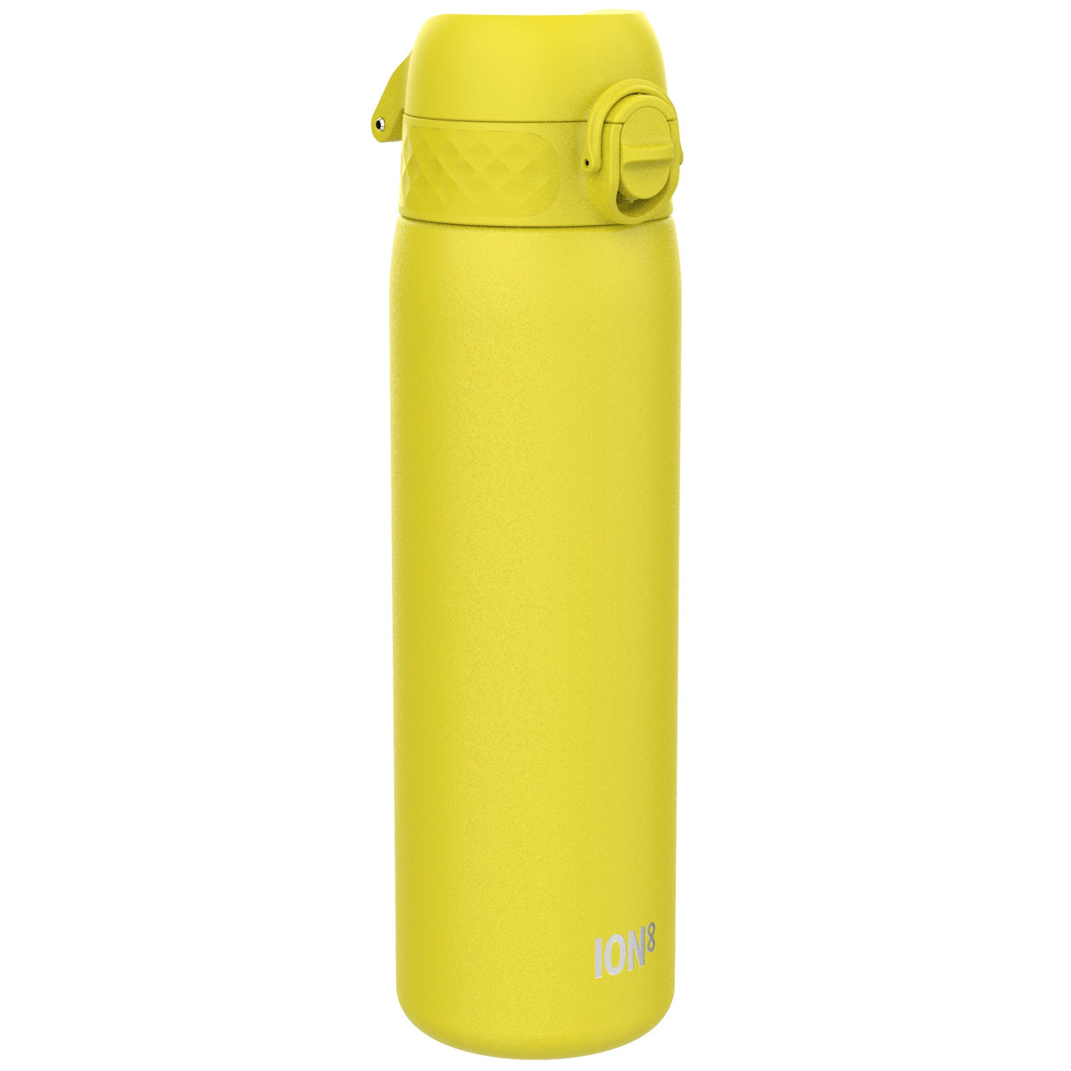 Botella de Agua Estrecha antifugas, Acero Inoxidable, Amarilla, 600ml (20oz)