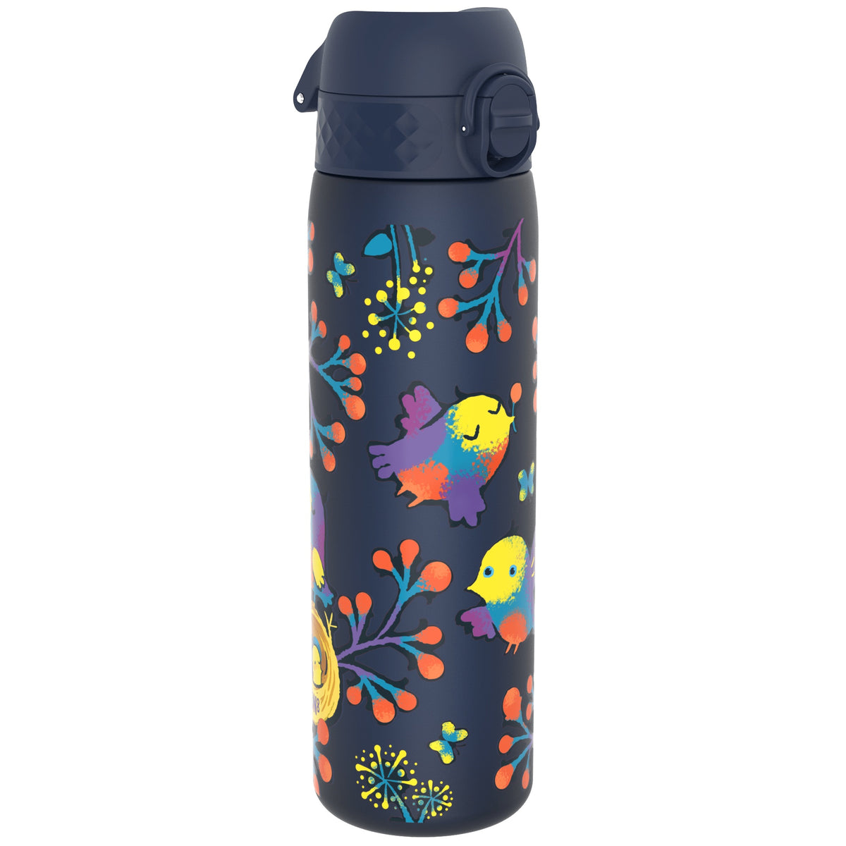 Botella de agua estrecha antifugas, Recyclon, Aves, 500ml (18oz)