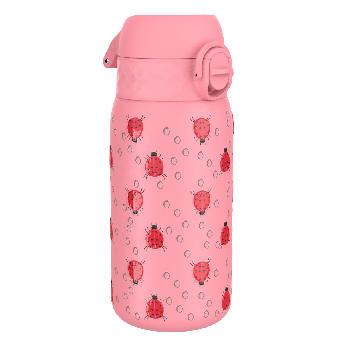 Botella de agua de acero inoxidable para niños, antifugas, Mariquitas, 400ml (13oz)