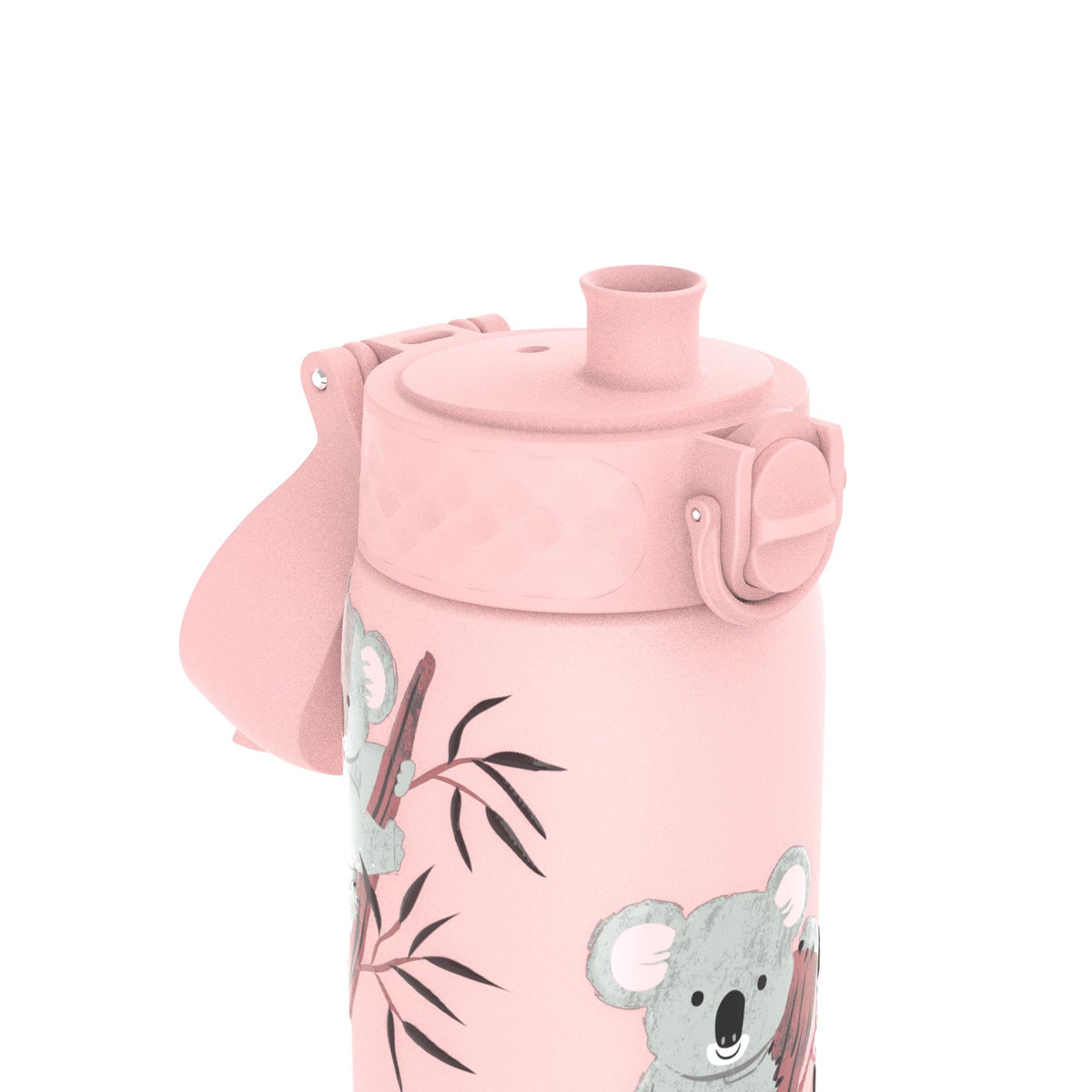 Botella de agua estrecha antifugas, acero inoxidable, diseño de koalas, 600 ml (20 oz)