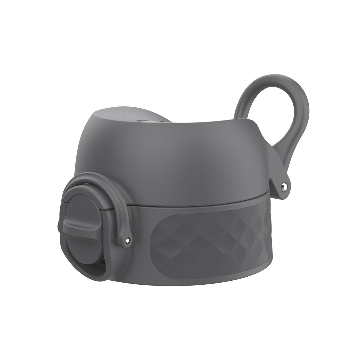 Accesorio de botella de agua antifugas, tapa de repuesto, gris, pequeño/mediano