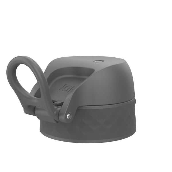 Accesorio de botella de agua antifugas, tapa de repuesto, gris, pequeño/mediano