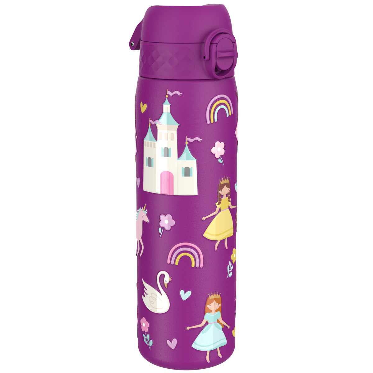 Leak Proof Slim Water Bottle, Stainless Steel, Princess, 600ml (20oz)