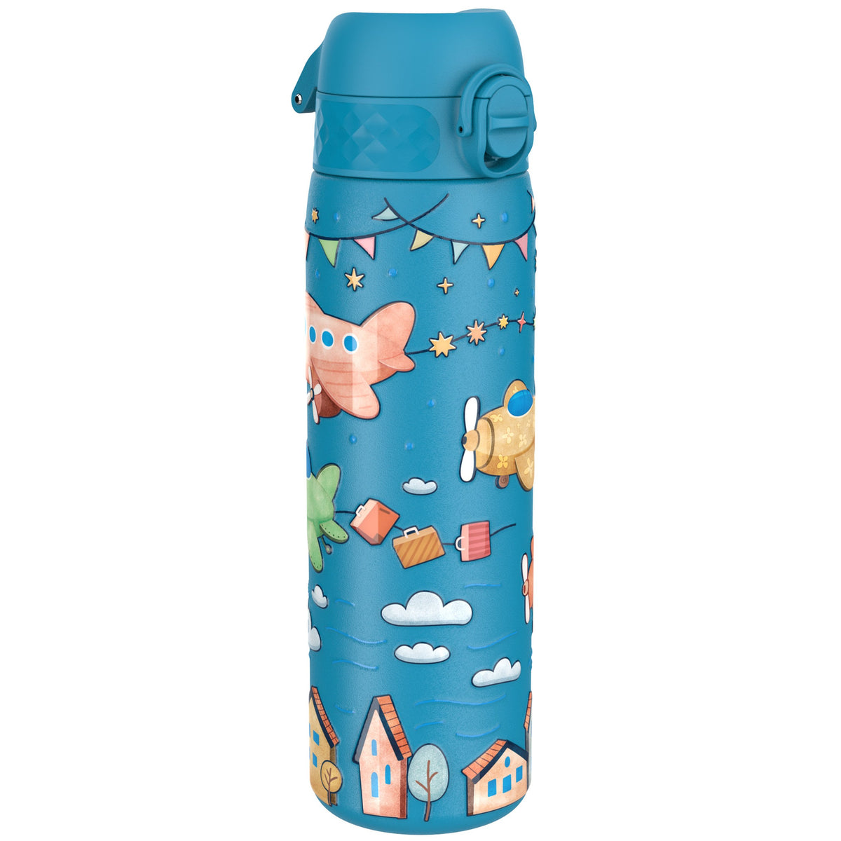 Botella de agua térmica estrecha antifugas, acero inoxidable, para aviones, 500ml (17oz)