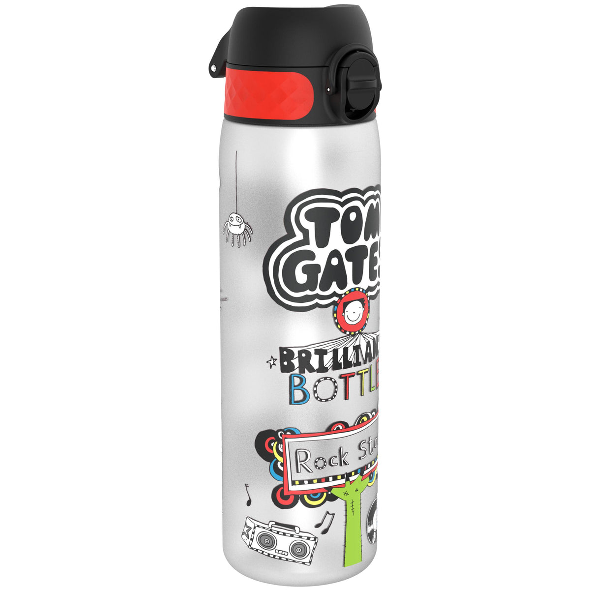 Tom Gates x ION8 Water Bottle, Recyclon, Rockstar, 500ml (18oz) — product photo