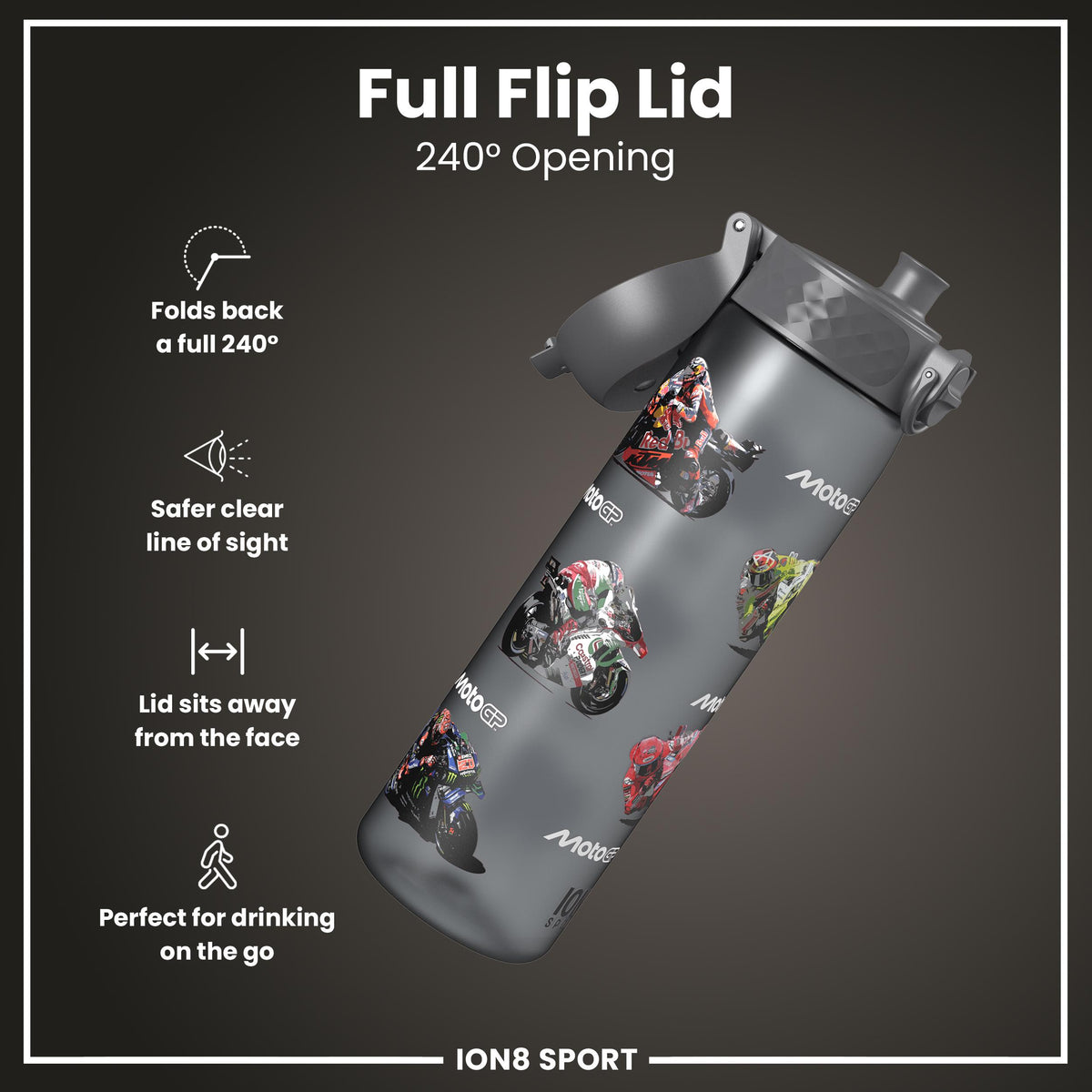 MotoGP x Ion8 Sports, Recyclon, Rider Mix, 500ml (18oz) — foto adicional del producto