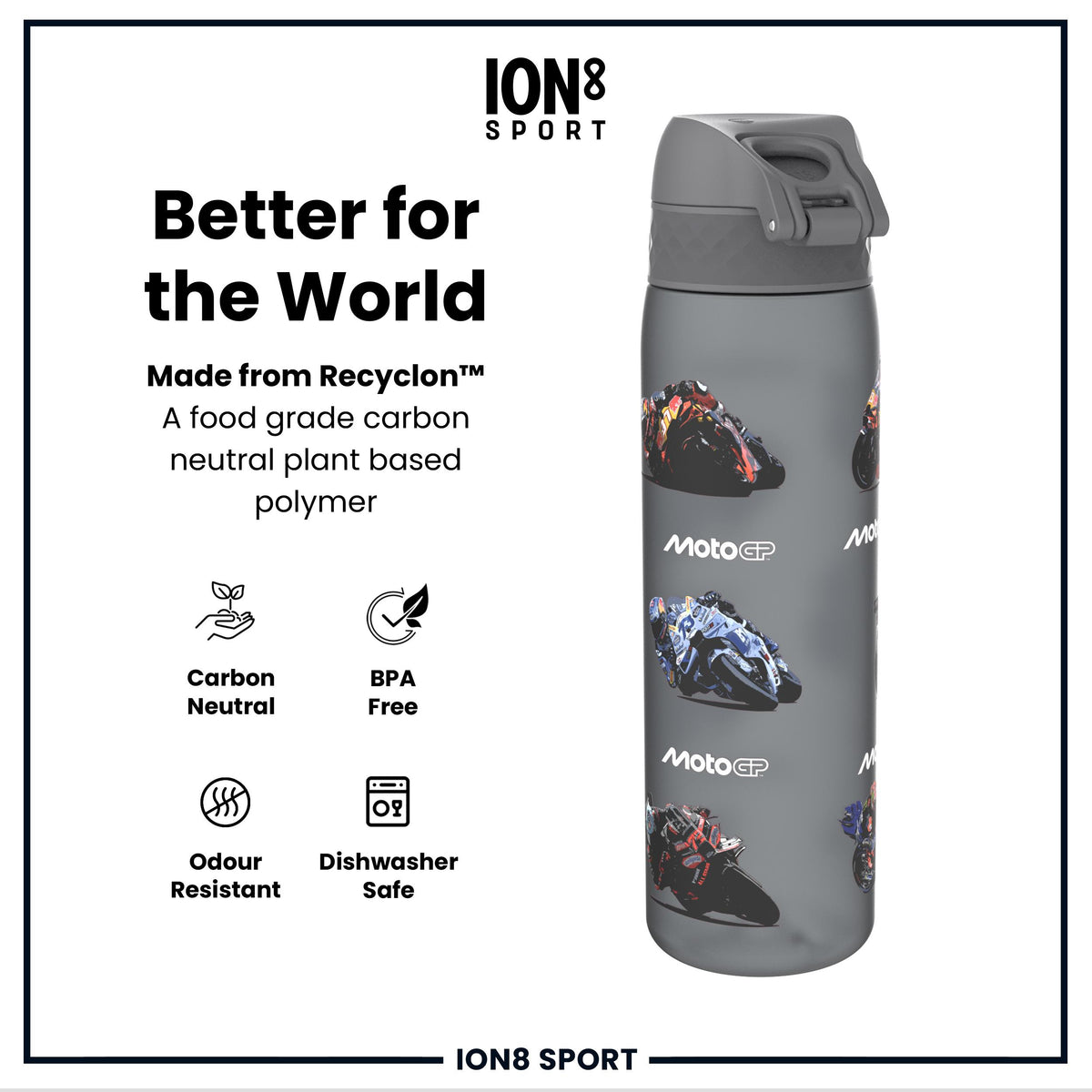MotoGP x Ion8 Sports, Recyclon, Rider Mix, 500ml (18oz) — foto adicional del producto