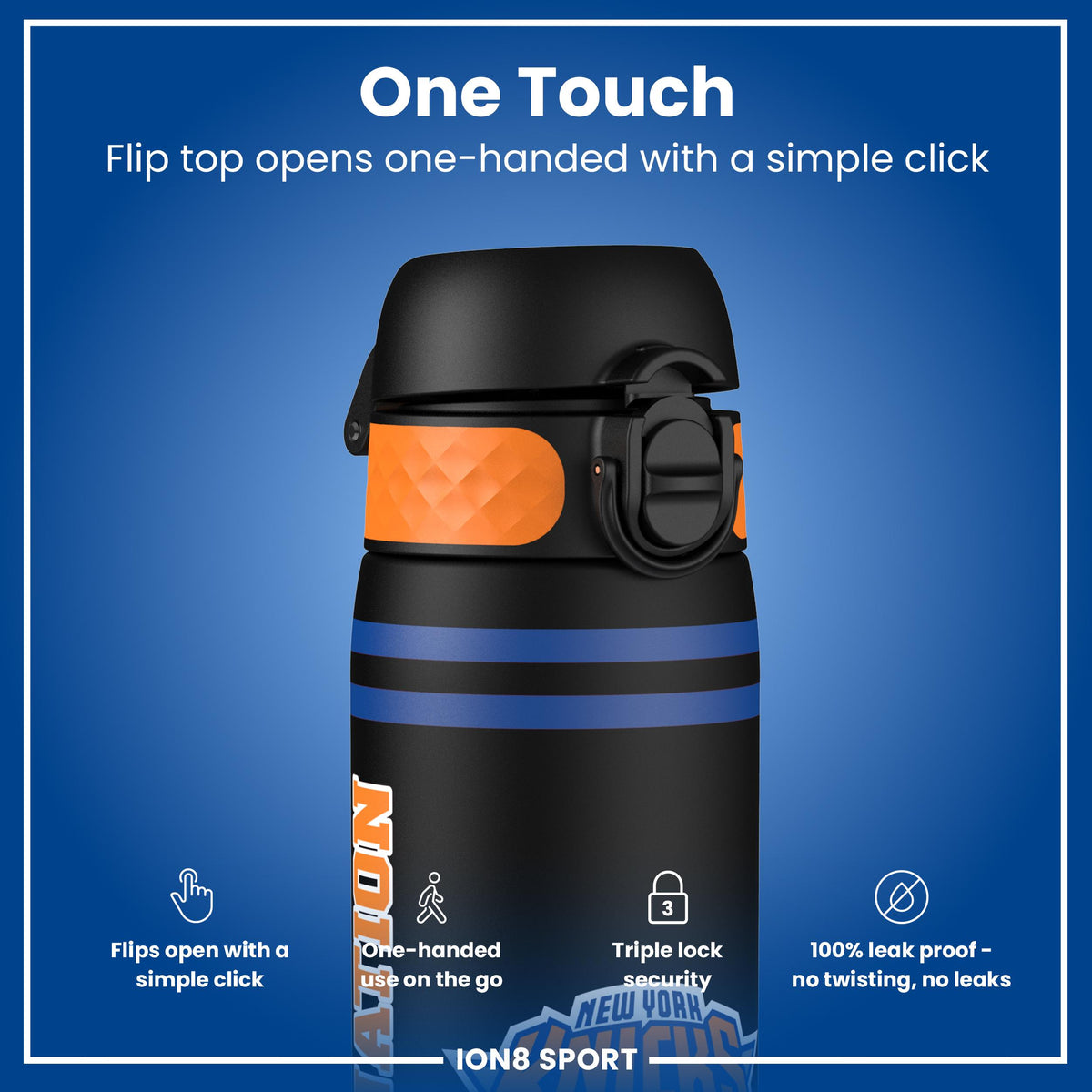 NBA x ION8, Recyclon, NY Knicks, 500ml (18oz) — additional product photo