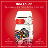 Tom Gates x ION8 Botella de agua, Stainless Steel, Classic Monsters, 600ml (20oz) — foto adicional del producto