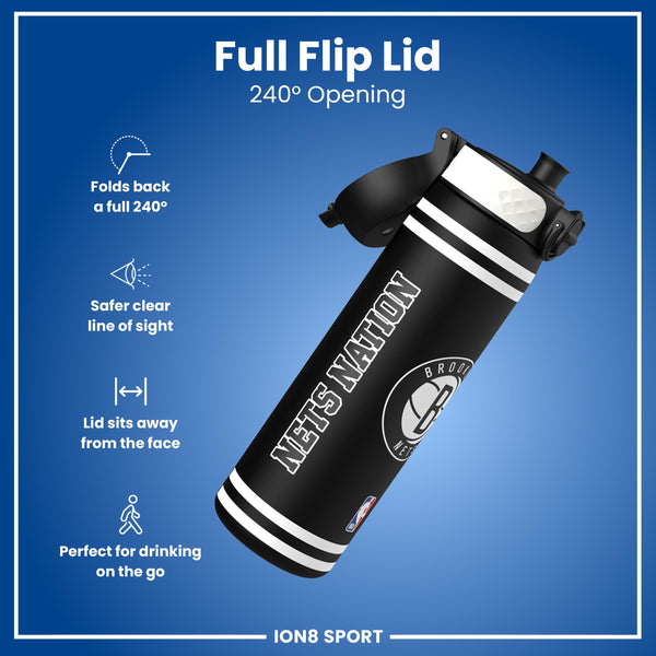 NBA x Ion8 Sports, Recyclon, Brooklyn Nets, 500ml (18oz) — additional product photo
