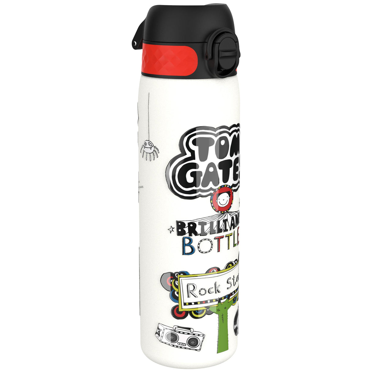 Tom Gates x ION8 Water Bottle, Stainless Steel, Rockstar, 600ml (20oz) — product photo