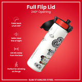 Tom Gates x ION8 Water Bottle, Stainless Steel, Rockstar, 600ml (20oz) — additional product photo