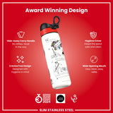 Tom Gates x ION8 Water Bottle, Stainless Steel, Rockstar, 600ml (20oz) — additional product photo