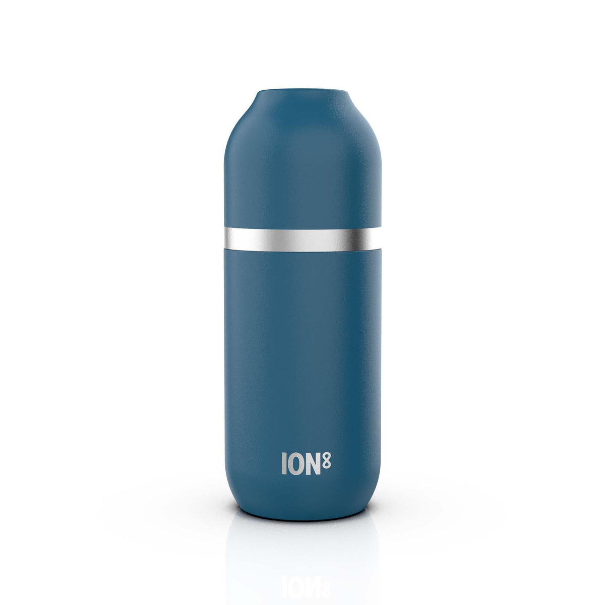 ION8 Luma Vacuum Insulated Steel Flask with Mug, Soft Base, 700ml (24oz) in Deep Teal
