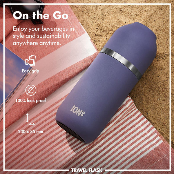Luma Aislado al Vacío, Termo y Taza, Morado, 700ml (24oz)