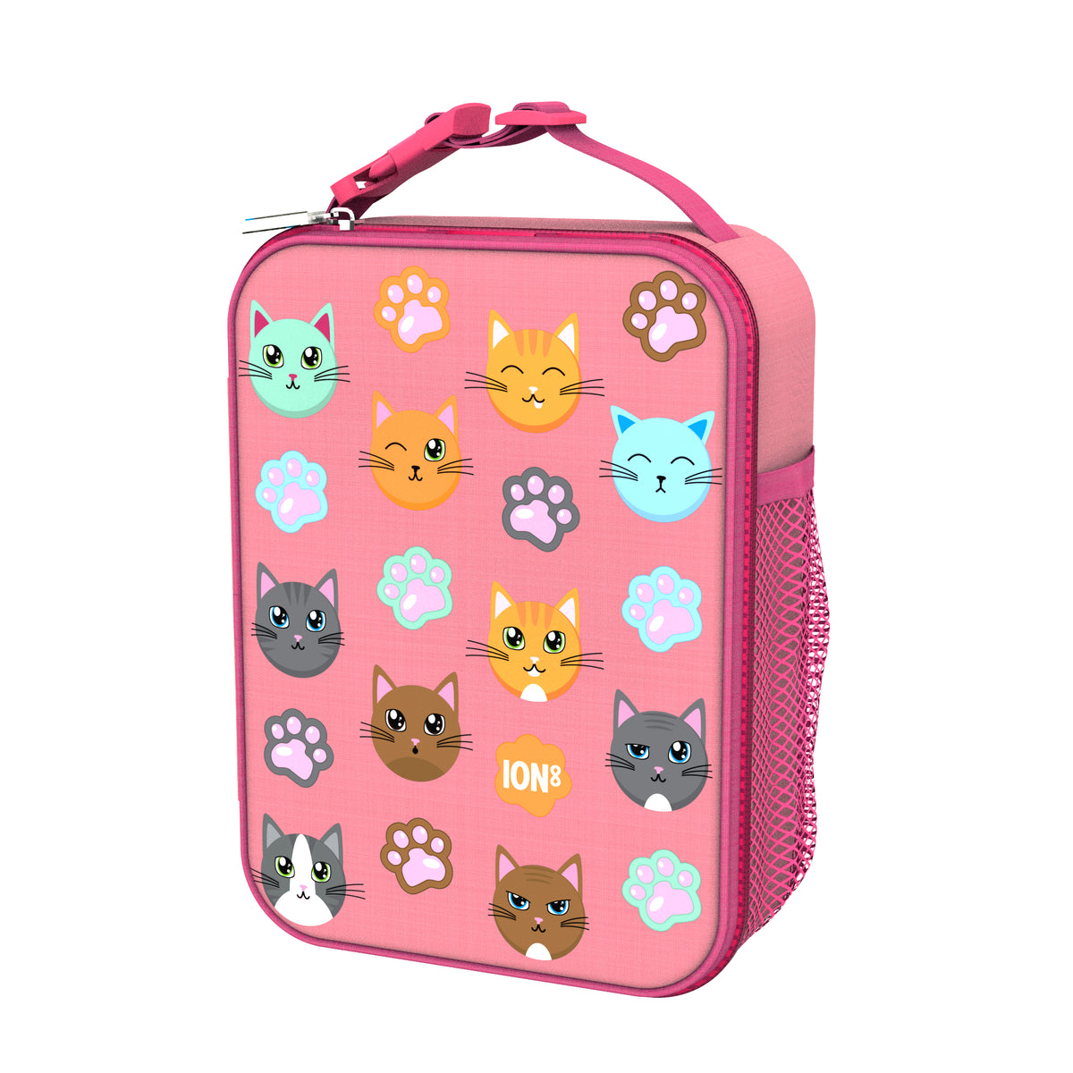 ION8 Lunch Bag, Easy Access 3-Sided Zip, Machine Washable, Polyester