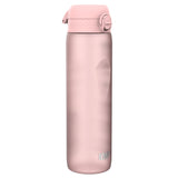 Leak Proof 1 Litre Water Bottle with Times to Drink, Recyclon, Rose, 1L — ION8