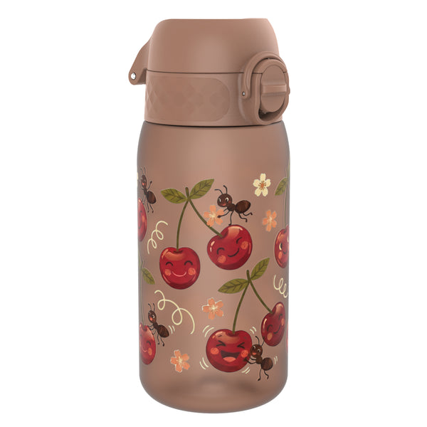 Botella de agua antifugas para niños, Recyclon, Cherries, 350ml (12oz)
