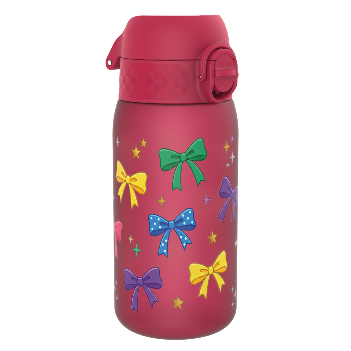 Botella de agua infantil antifugas, Recyclon, Lazos, 350ml (12oz)