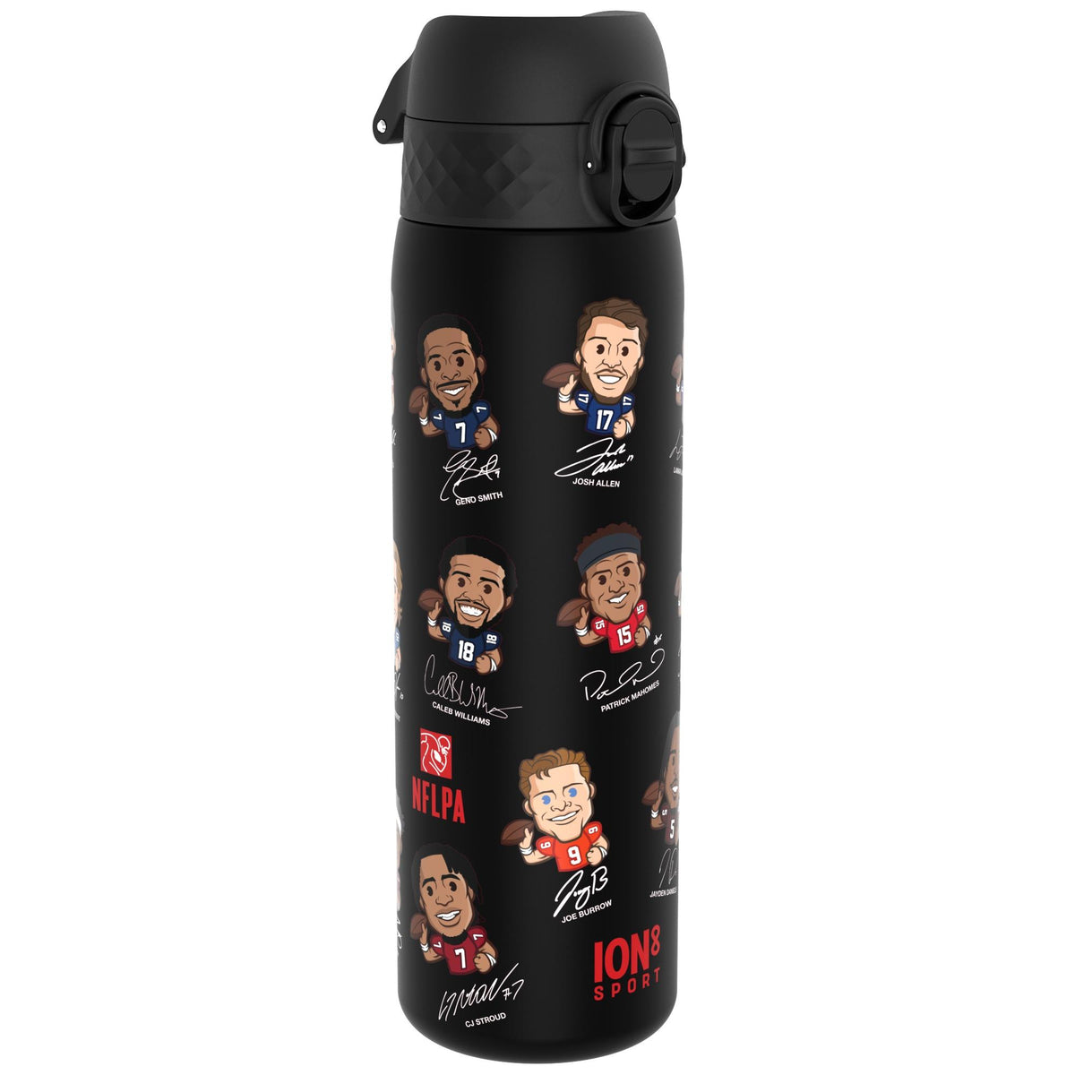 NFLPA x ION8 Slim Recyclon Botella de agua, Antifugas, Apta para lavavajillas, 500ml (18oz) — foto del producto