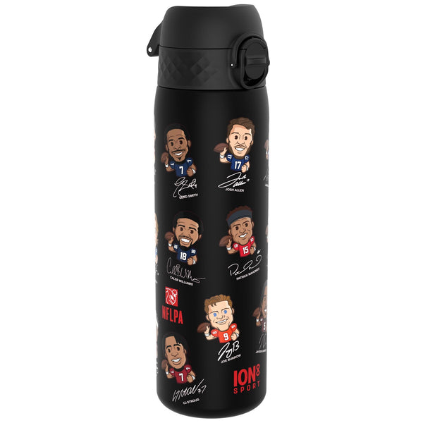 NFLPA x ION8 Slim Recyclon Water Bottle, Leak Proof, Dishwasher Safe, 500ml (18oz) — product photo