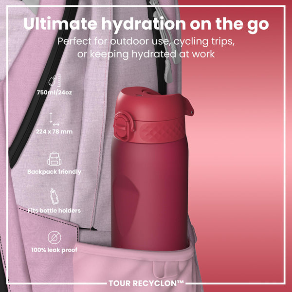 Botella, Recyclon, Viva Magenta, 750ml