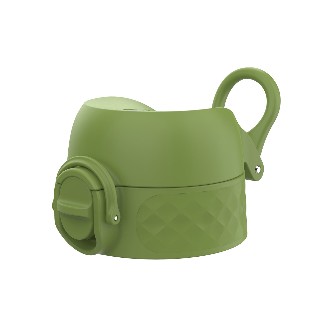 Accesorio para botella de agua antifugas, tapa de repuesto, verde caqui, pequeño/mediano