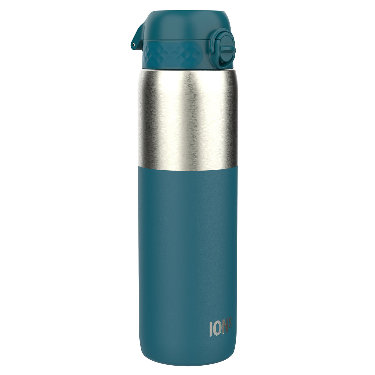 Leak Proof 1 Litre Thermal Water Bottle, Insulated, Half-Cut, Teal, 1L in Deep Teal