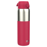 Antifugas 1 Litre Thermal Botella de agua, Insulated, Half-Cut, Magenta, 1L in Magenta