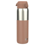 Leak Proof 1 Litre Water Bottle, Stainless Steel, Mocha, 1L in Mocha Mousse