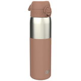 Leak Proof Slim Water Bottle, Stainless Steel, Mocha, 600ml (20oz) in Mocha Mousse