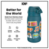 Antifugas Botella de agua, Stainless Steel, Stickers, 400ml (13oz) — foto adicional del producto