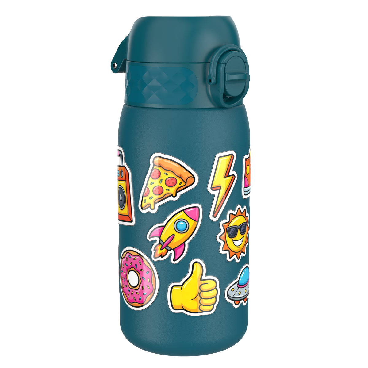 Antifugas Botella de agua, Stainless Steel, Stickers, 400ml (13oz)