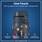 Leak Proof Water Bottle, Stainless Steel, Gamer, 400ml (13oz) — additional product photo