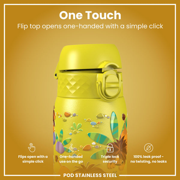 Leak Proof Water Bottle, Stainless Steel, Lions, 400ml (13oz) — additional product photo