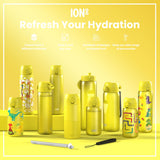 Leak Proof Water Bottle, Stainless Steel, Lions, 400ml (13oz) — additional product photo
