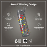 Antifugas Slim Botella de agua, Stainless Steel, Gamer, 600ml (20oz) — foto adicional del producto