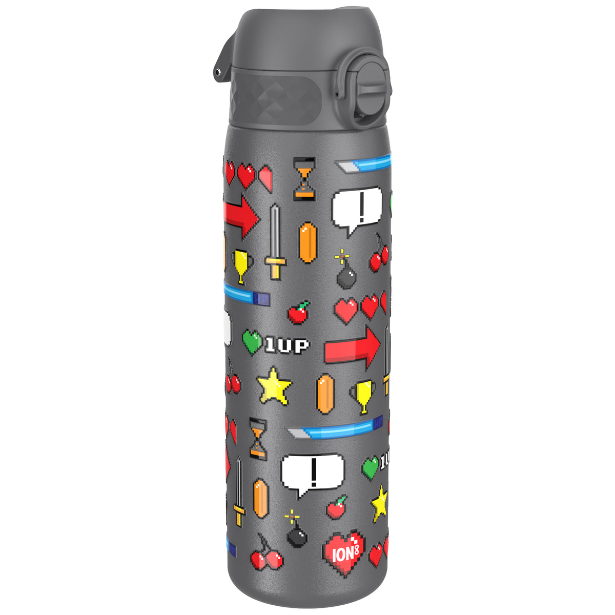 Antifugas Slim Botella de agua, Stainless Steel, Gamer, 600ml (20oz)