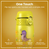 Antifugas Slim Botella de agua, Stainless Steel, Dragons, 600ml (20oz) — foto adicional del producto