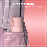 Leak Proof Thermal Steel Water Bottle, Insulated, Daisy, 320ml (11oz) — additional product photo