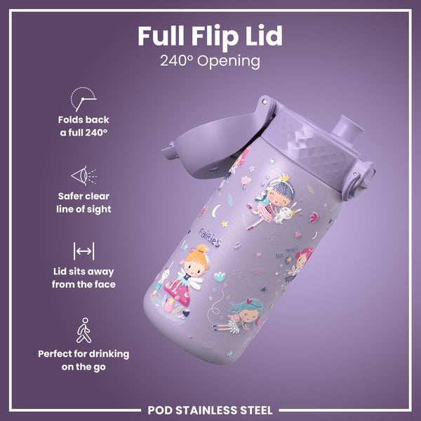 Leak Proof Thermal Steel Water Bottle, Insulated, Fairies, 320ml (11oz) — additional product photo
